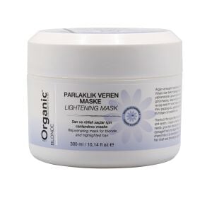 BLONDE PARLAKLIK VEREN MASKE LIGHTENING MASKE 300 ML
