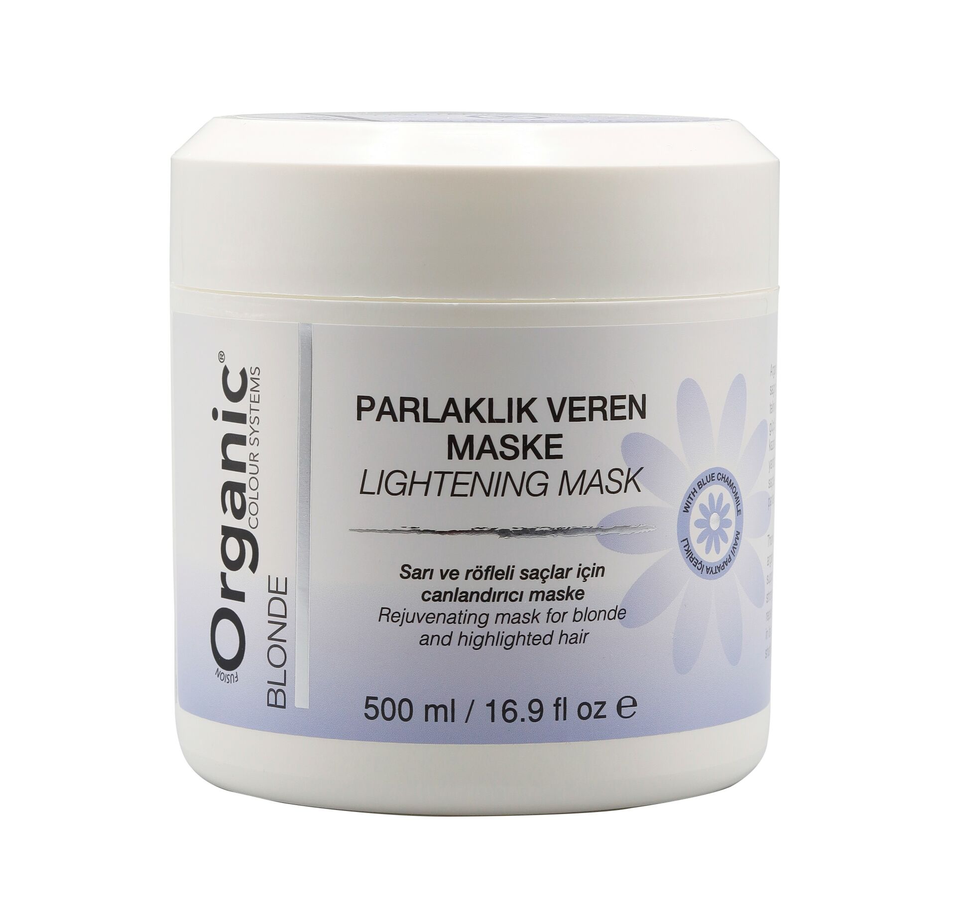 BLONDE PARLAKLIK VEREN MASKE LIGHTENING MASKE 500 ML