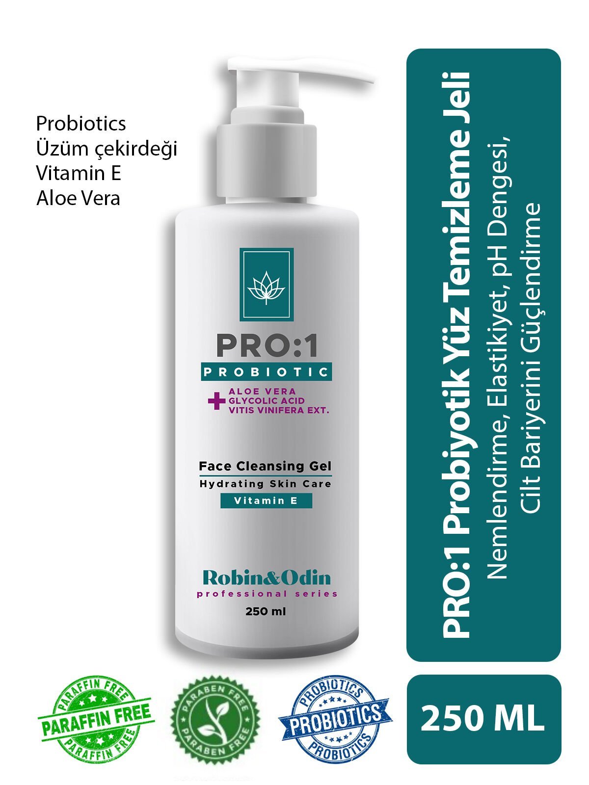 Probiyotikli Yüz Temizleme Jeli 250ml