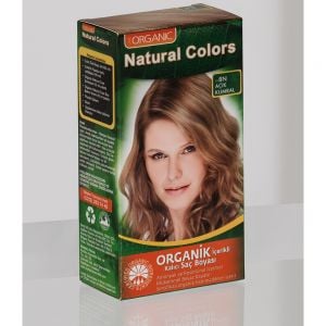 Natural Colors 8N Açık Kumral Organik Saç Boyası