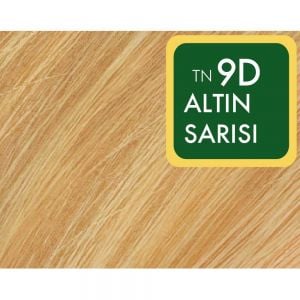 Natural Colors 9D Altın Sarısı Organik Saç Boyası