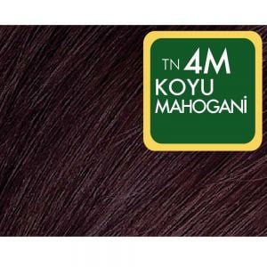 Natural Colors 4M Koyu Mahogani Organik Saç Boyası