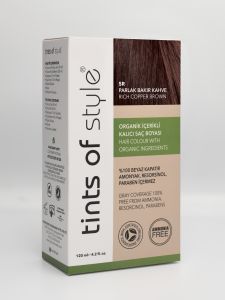 Tints of  Style 5R Parlak Bakır Kahve Organik Saç Boyası