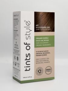 Tints of  Style 6TF Koyu Karamel Sarı Organik Saç Boyası