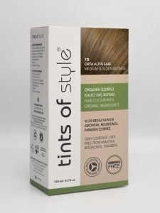 Tints of Style 7D Orta Altın Sarı Organik Saç Boyası