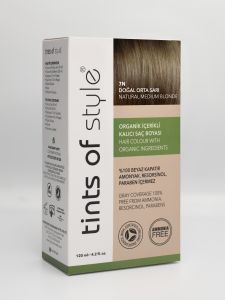 Tints of style 7N Orta Sarı Organik Saç Boyası