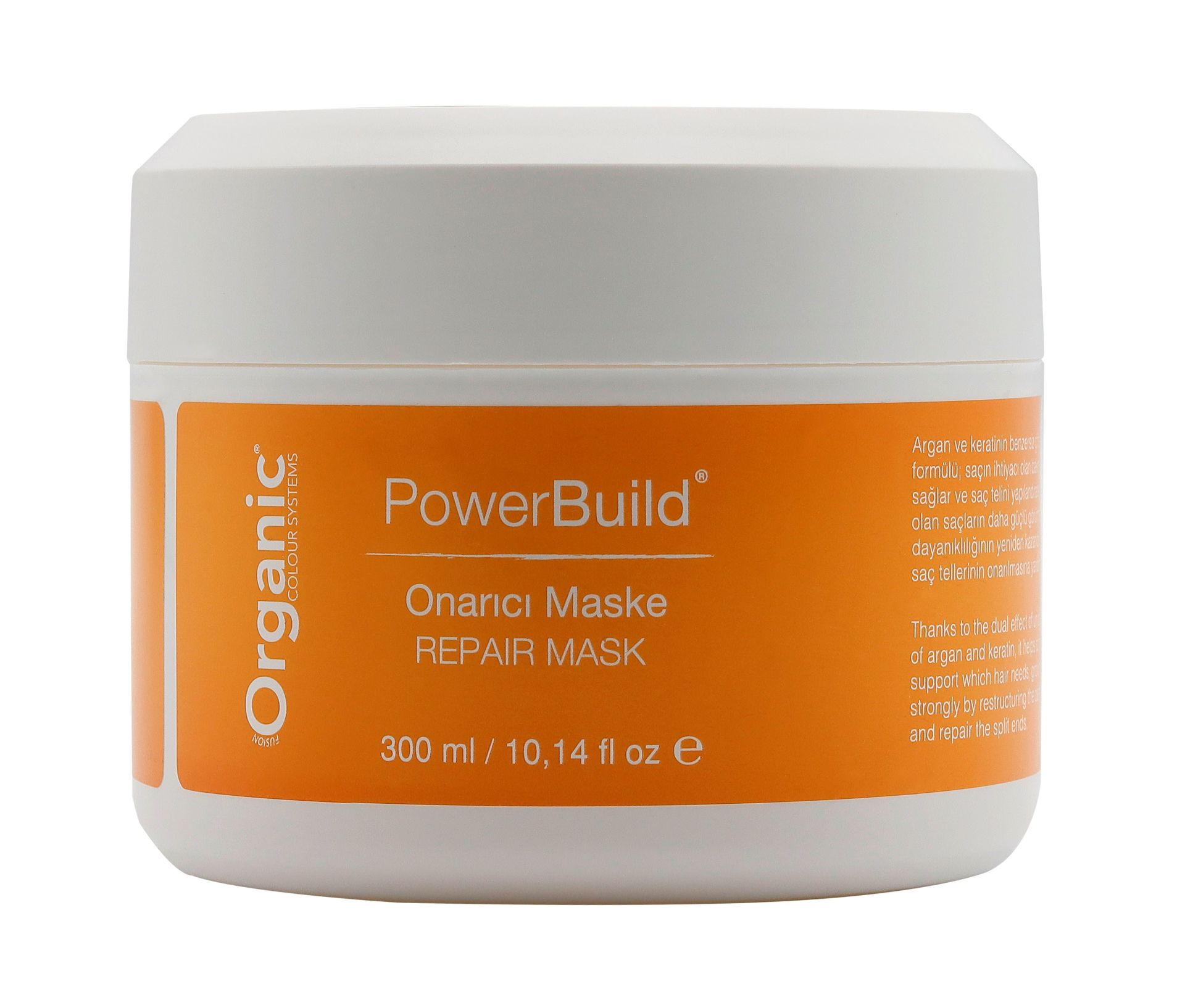 Organic Power Build Onarıcı Saç Maskesi 300 ml